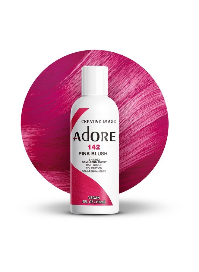 Adore Semi Permanent Hair Color Vegan And Crueltyfree Hair Dye 4 Fl Oz 142 Pink Blush (Pack Of 1)  - Image 2