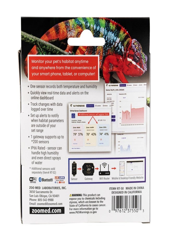 Zoo Med SlitherSense Gateway & Sensor Combo Pack - Image 3