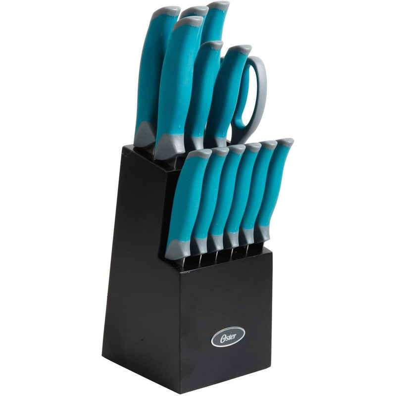 Oster Lindbergh 14 Piece Cutlery Set Teal