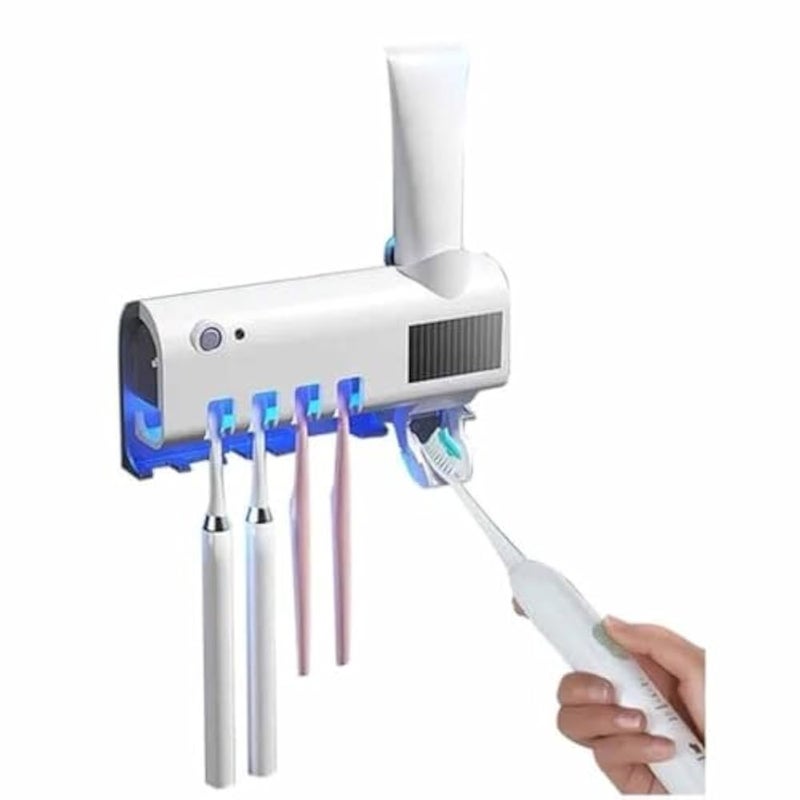 Romsto Toothbrush Holder Automatic Paste Holder and Uv Sterilizer - Image 1