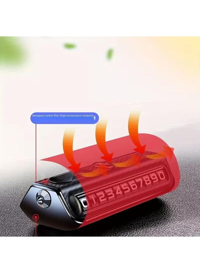 Home Clearance Sale Temporary Car Moving Phone Plate Car Interior Accessories Parking Number Plate Car Ornament Moving Car High-end Creative Number Keeper - Image 2