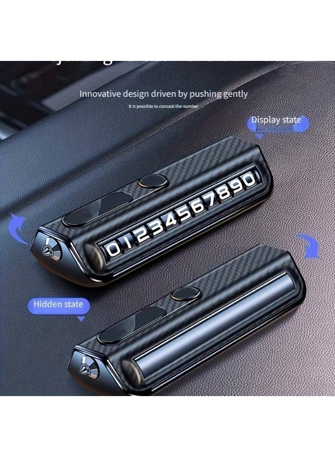 Home Clearance Sale Temporary Car Moving Phone Plate Car Interior Accessories Parking Number Plate Car Ornament Moving Car High-end Creative Number Keeper - Image 4