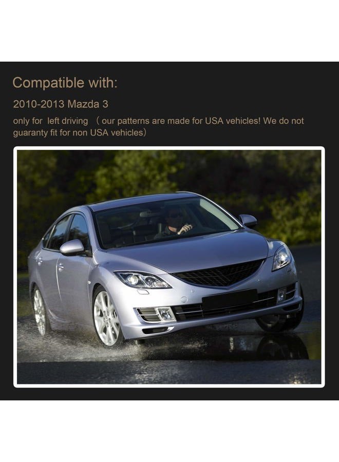 SPEEDWOW Dashboard Dash Board Cover Mat Carpet Compatible with 2010-2013 Mazda 3 - Image 4