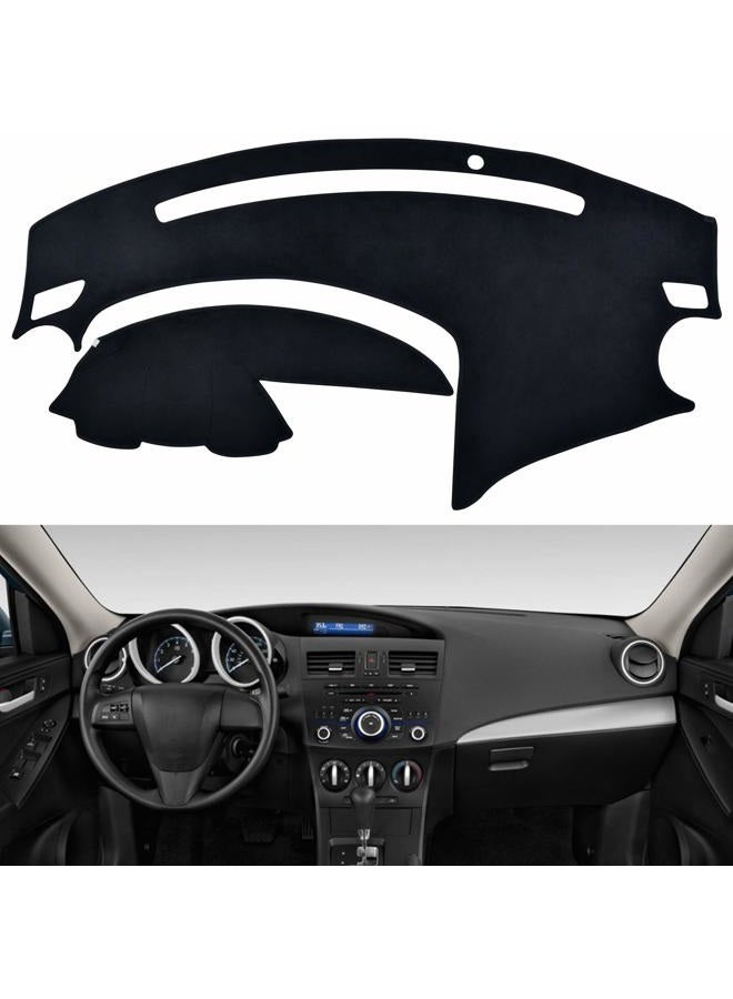 SPEEDWOW Dashboard Dash Board Cover Mat Carpet Compatible with 2010-2013 Mazda 3 - Image 1