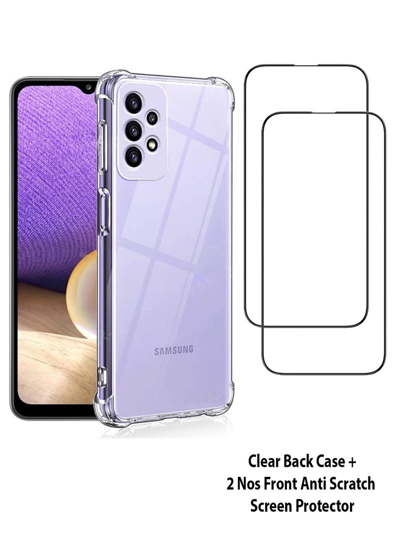 Zolo Protective Clear Case For Samsung Galaxy S20 FE Shock Proof Cover & 2Pcs 9D Tempered Glass Ultra Clear Screen Protector - Image 1