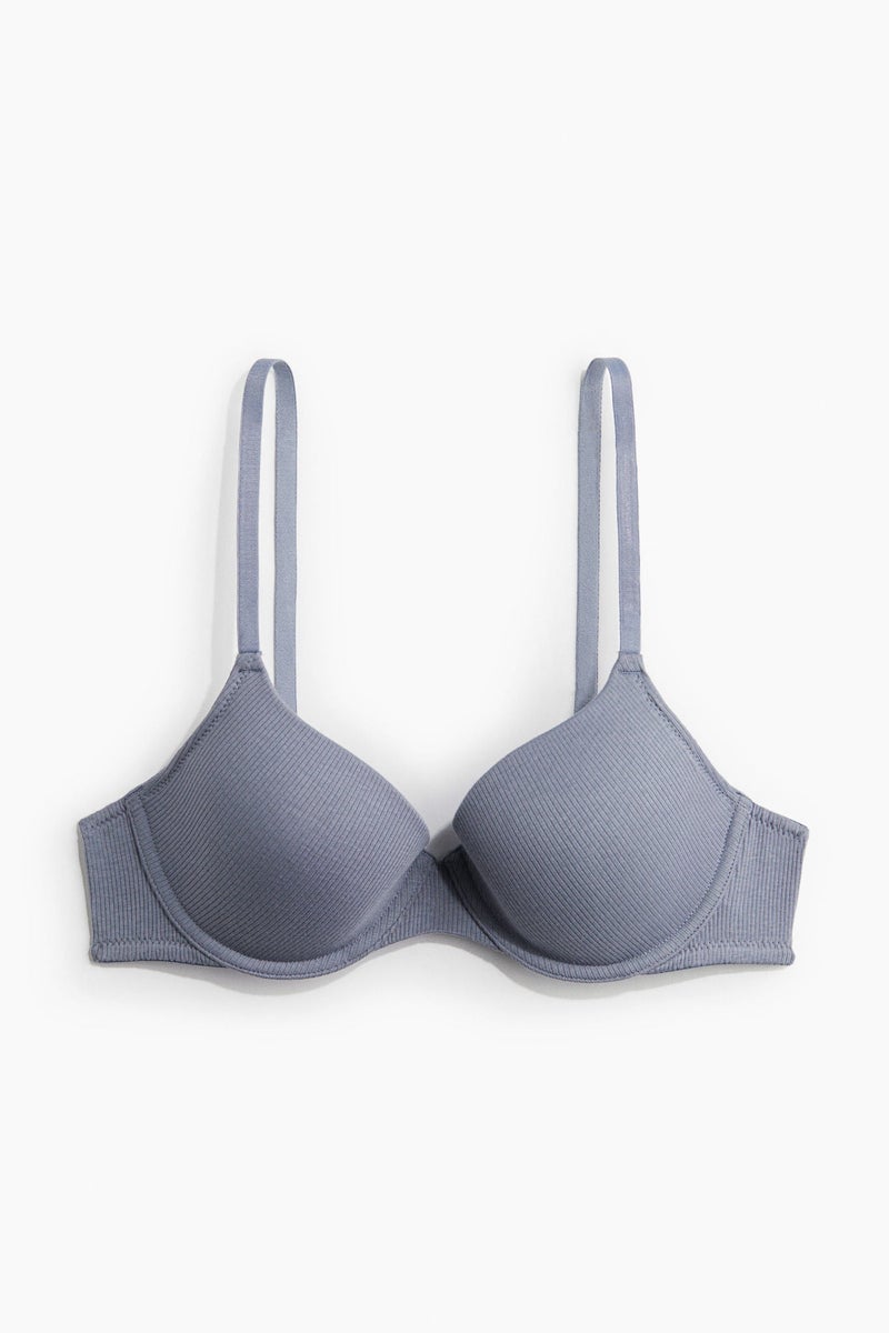 H&M Padded Underwired Jersey Bra  - Image 1