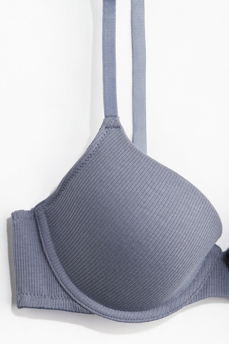 H&M Padded Underwired Jersey Bra  - Image 2