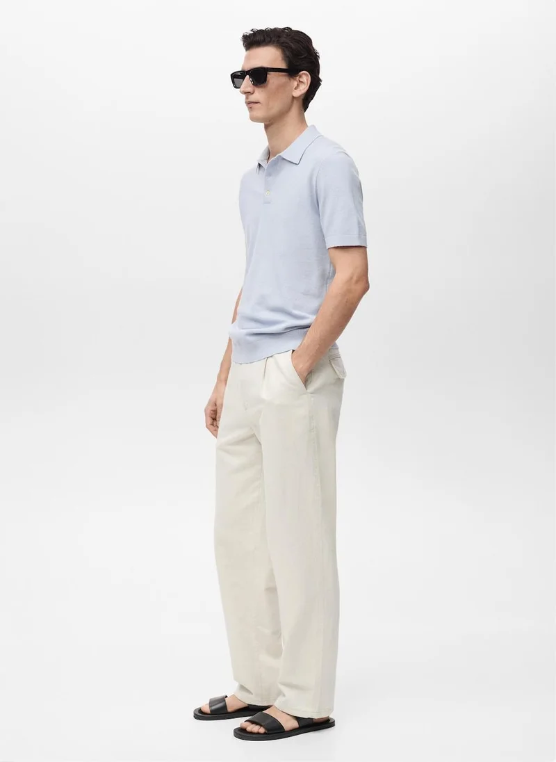 Mango Man Structured Polo
