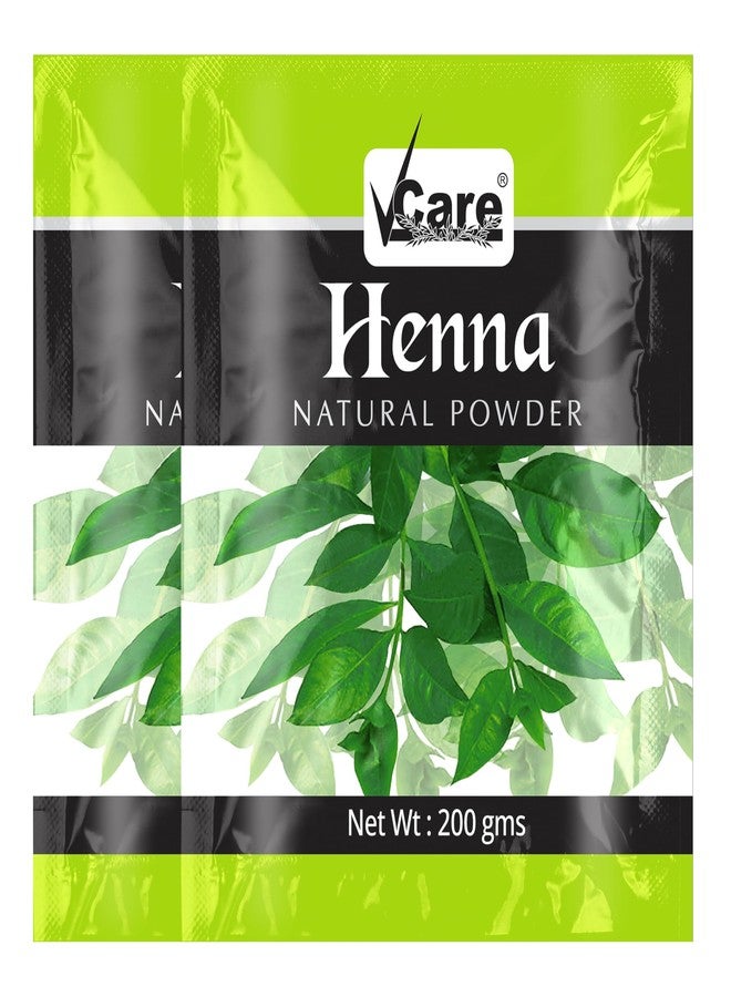 VCare Henna Natural Powder for Hair - 200 gm (Pack of 2) | Natural Conditioning & Anti-Dandruff - Image 1