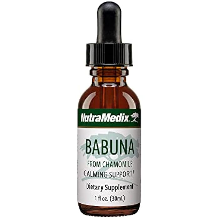 NutraMedix Babuna Calm Drops - Chamomile Extract for Optimal Rest and Relaxation Support - Calming Supplement Can Be Mixed with Water for Relaxing Tea or Drink (1oz / 30ml) - Image 1