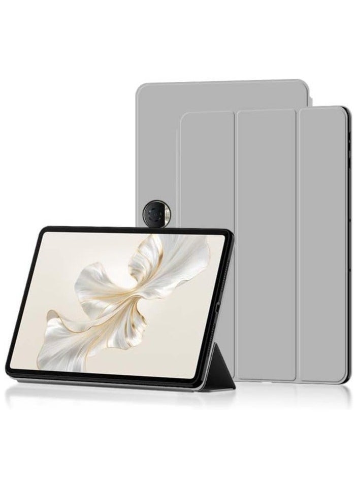 Case for Honor Pad 9, 【Stand Feature】 TPU Anti-scratch Protective Case, Ultra Thin Smart Cover Kickstand Case, for Honor Pad 9-Gray - Image 1