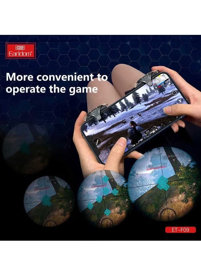 Earldom Finger Trigger Mobile Game Fast Shoots Universal Trigger Game Controller for Mobile – Plug and Play, High-Precision Gamepad for Gamers – Compatible with iPhones and Android Devices – Easy Setup, Responsive Triggers, Perfect for Gaming Enthusiasts, Model F09 - Image 3