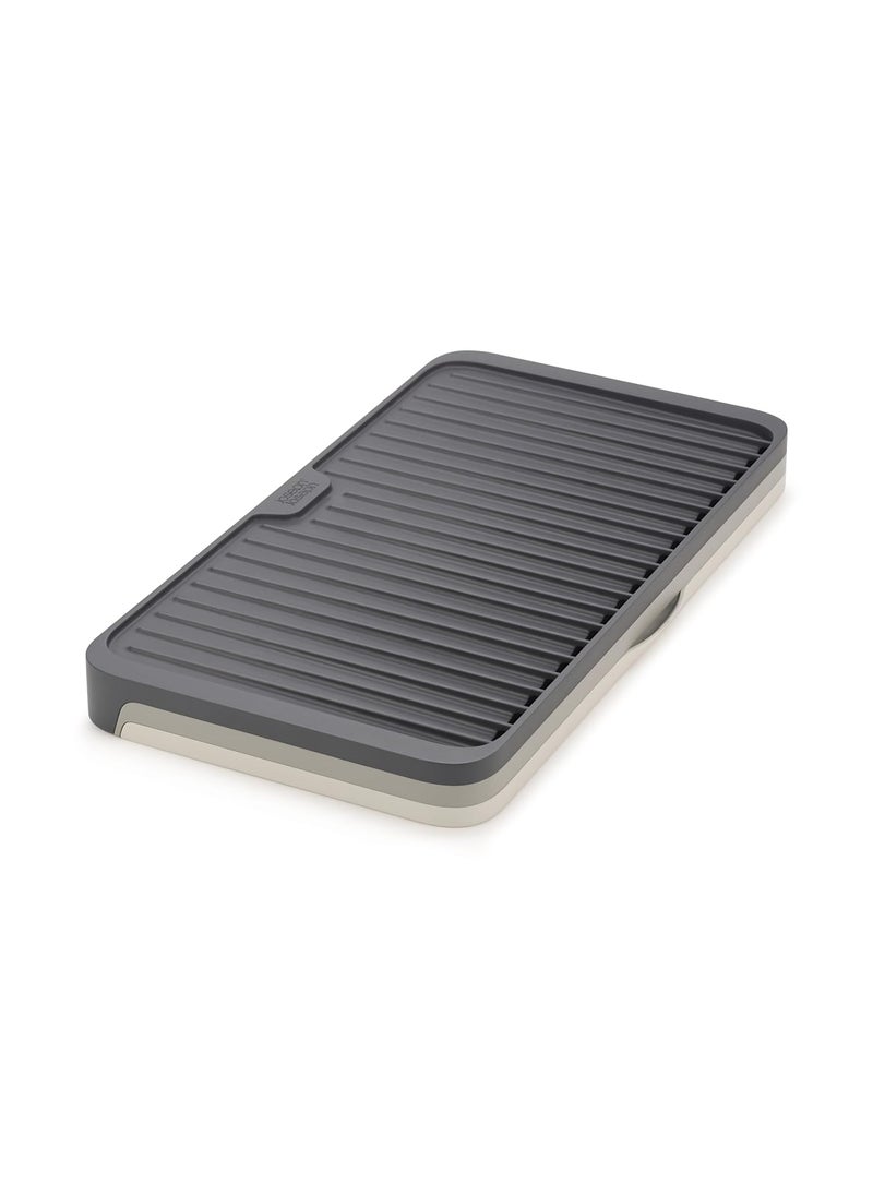 Joseph Joseph Joseph Joseph Tier Expandable Draining Board - Grey(Silicone)  - Image 2