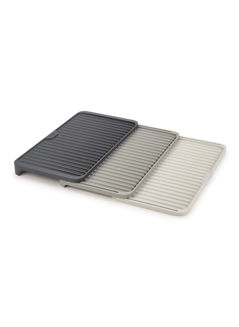 Joseph Joseph Joseph Joseph Tier Expandable Draining Board - Grey(Silicone)  - Image 3