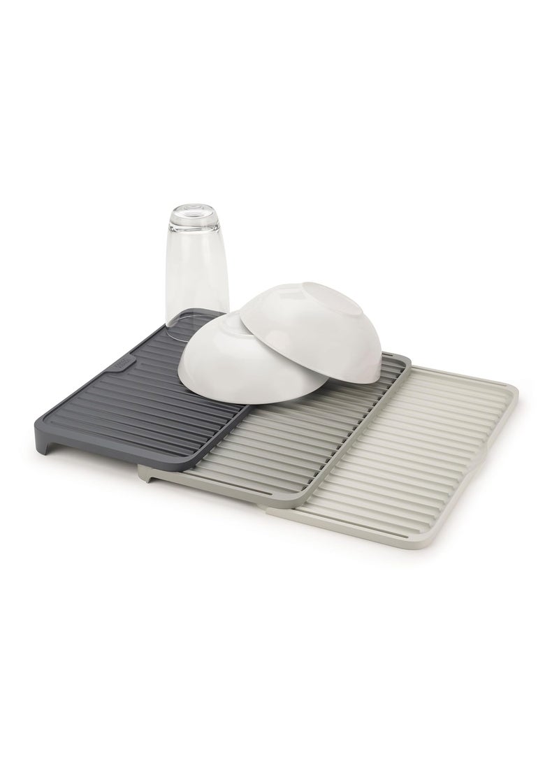Joseph Joseph Joseph Joseph Tier Expandable Draining Board - Grey(Silicone)  - Image 1