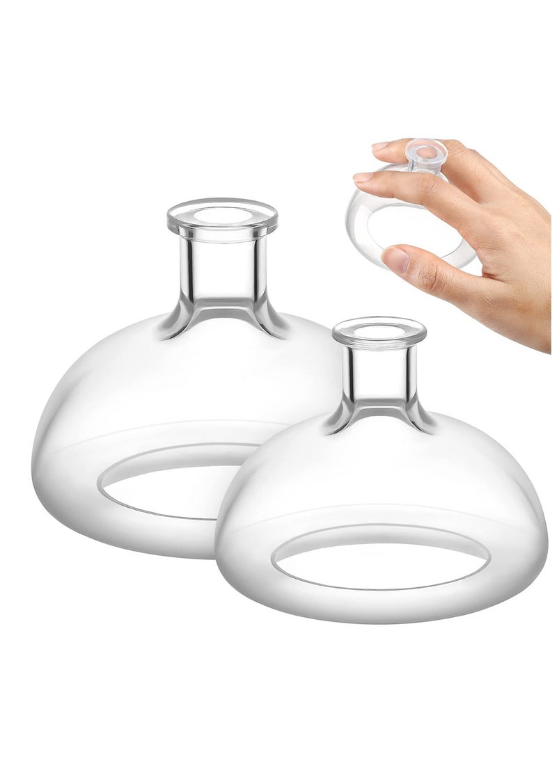 KASTWAVE 2PCS Chest Percussion Cup, Chest Physical Therapy Aids, Mucus Removal Device Flutter Valve Mucus Removal Device Professional Palm Sputum Remover (S+L) - Image 1