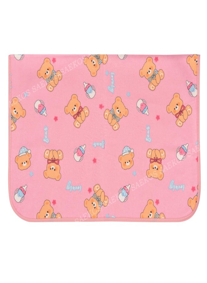 SAEKOS Baby Cotton Sleeping Dry Sheet||Waterproof Changing Sheet Crib Bed Protection with Foam Cushioned | Pack of 1 - Image 5