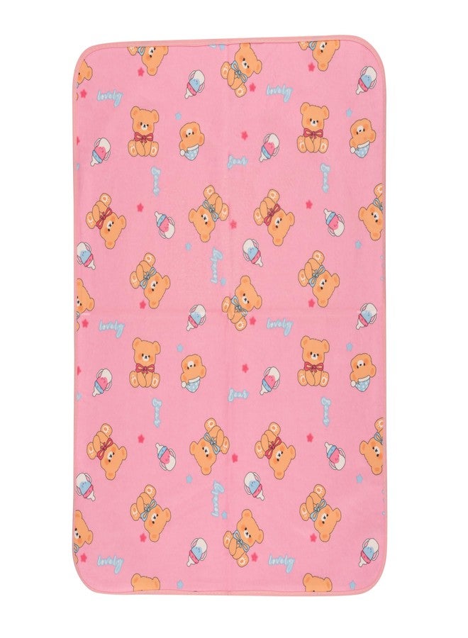 SAEKOS Baby Cotton Sleeping Dry Sheet||Waterproof Changing Sheet Crib Bed Protection with Foam Cushioned | Pack of 1 - Image 1