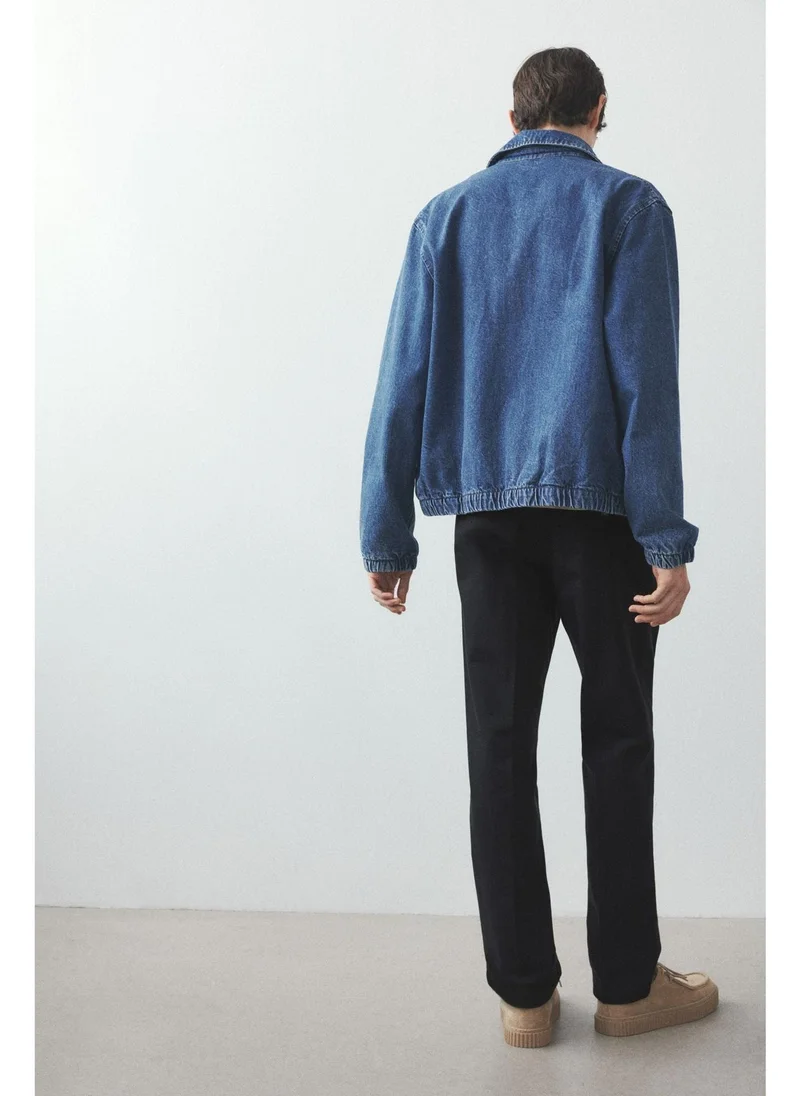 اتش اند ام Regular Fit Crease-leg chinos