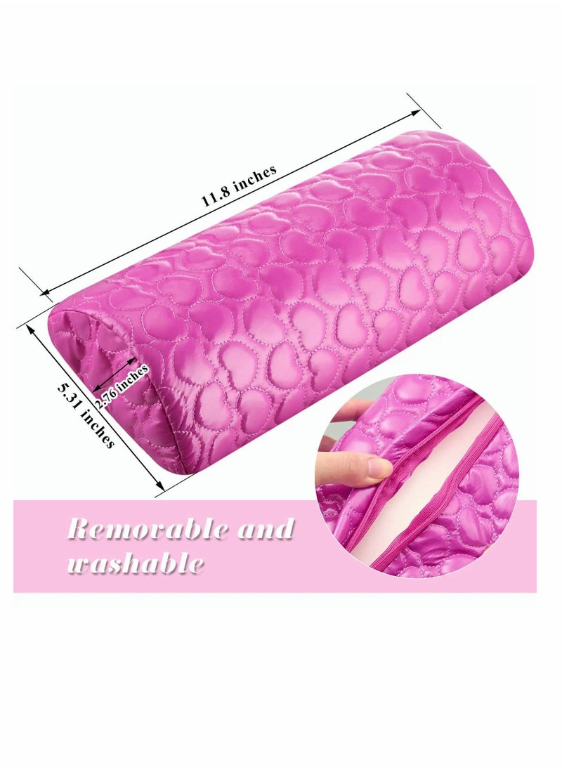 Generic - Hand Rest Cushion, Soft Detachable Nail Art Hand Pillow, PU Leather Salon Hand Holder Manicure Arm Wrist Rest (2 Pieces) - Image 1