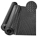 laapee DiamondPlate Rubber Flooring Rolls 21FT 16IN Garage Floor Mat 4 7Ft Cover Area PVC Garage Flooring Roll for Garage Floor RV Trailer Flooring WaterStain Resistant Parking Mat Black1Pcs - Image 2