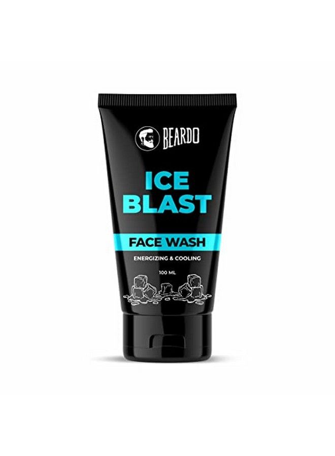 BEARDO Ice Blast Facewash For Men 100Ml | Menthol Cooling Facewash For Men | Instant Icy Cool Freshness Face Wash | For The Pricky Summer Heat | Long Lasting Cool | Refreshing Cool Kick With Menthol - Image 3