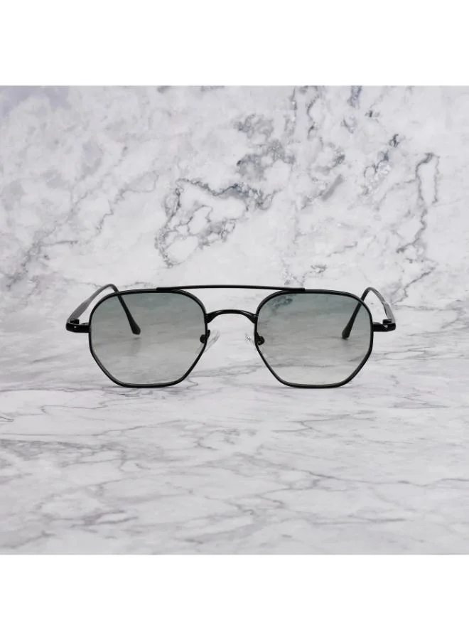  اكسبليست باوتس نظارات شمسية أنيقة للجنسين من إكسبليست بوويتس، أسود متدرج أخضر،