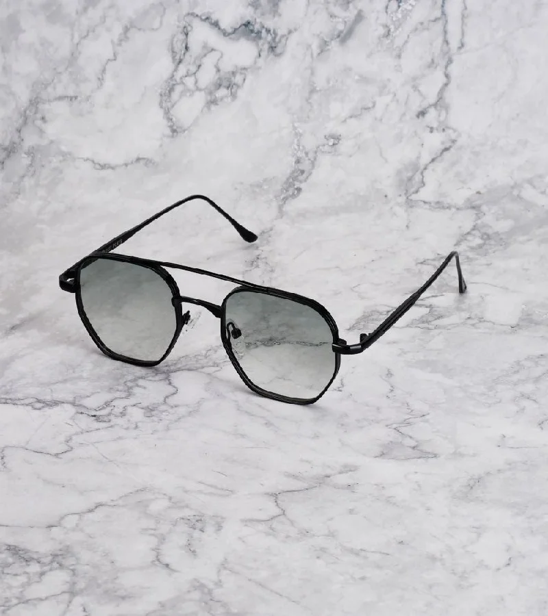  اكسبليست باوتس نظارات شمسية أنيقة للجنسين من إكسبليست بوويتس، أسود متدرج أخضر،