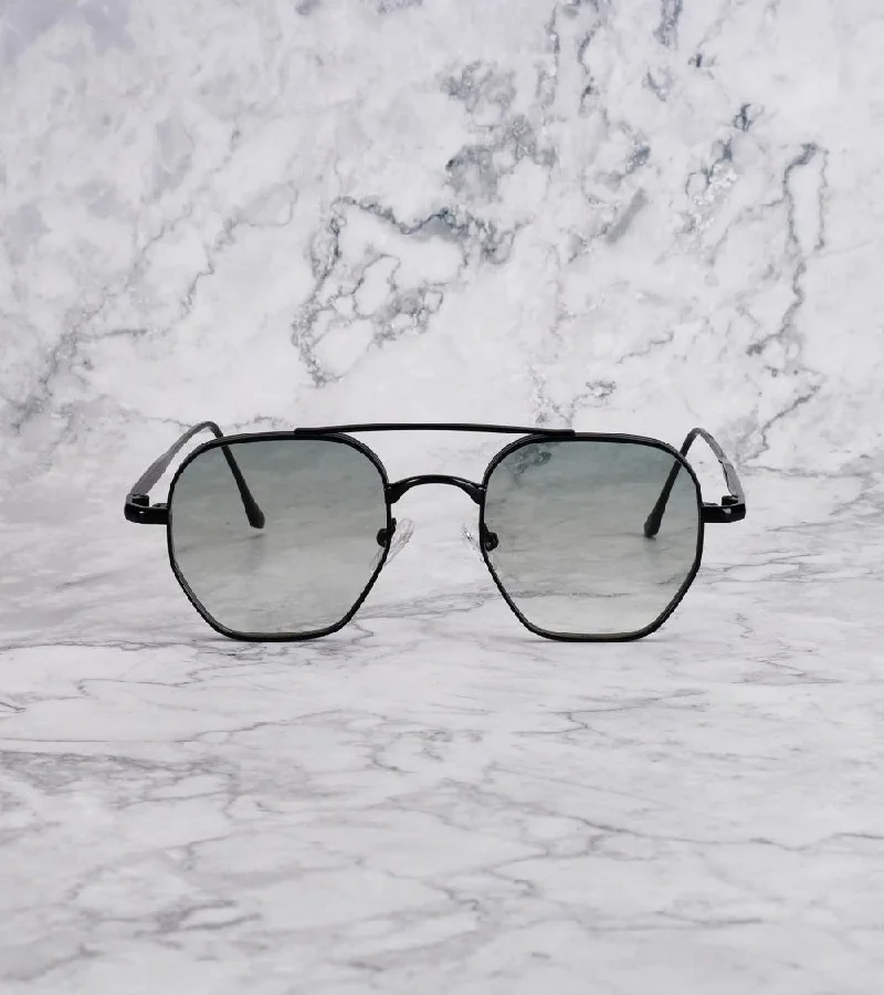  اكسبليست باوتس نظارات شمسية أنيقة للجنسين من إكسبليست بوويتس، أسود متدرج أخضر،