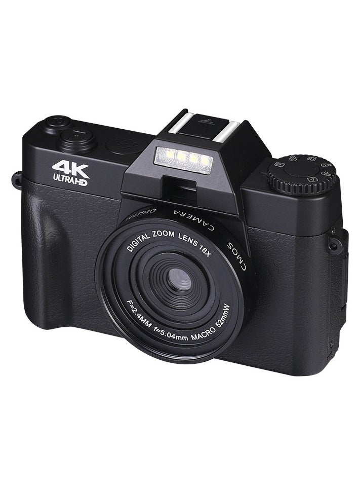 Generic - Compact 4K Digital Camera Video Camcorder 48MP 3Inch IPS Screen Auto Focus 16X Zoom with 32G Memory Card - Image 1