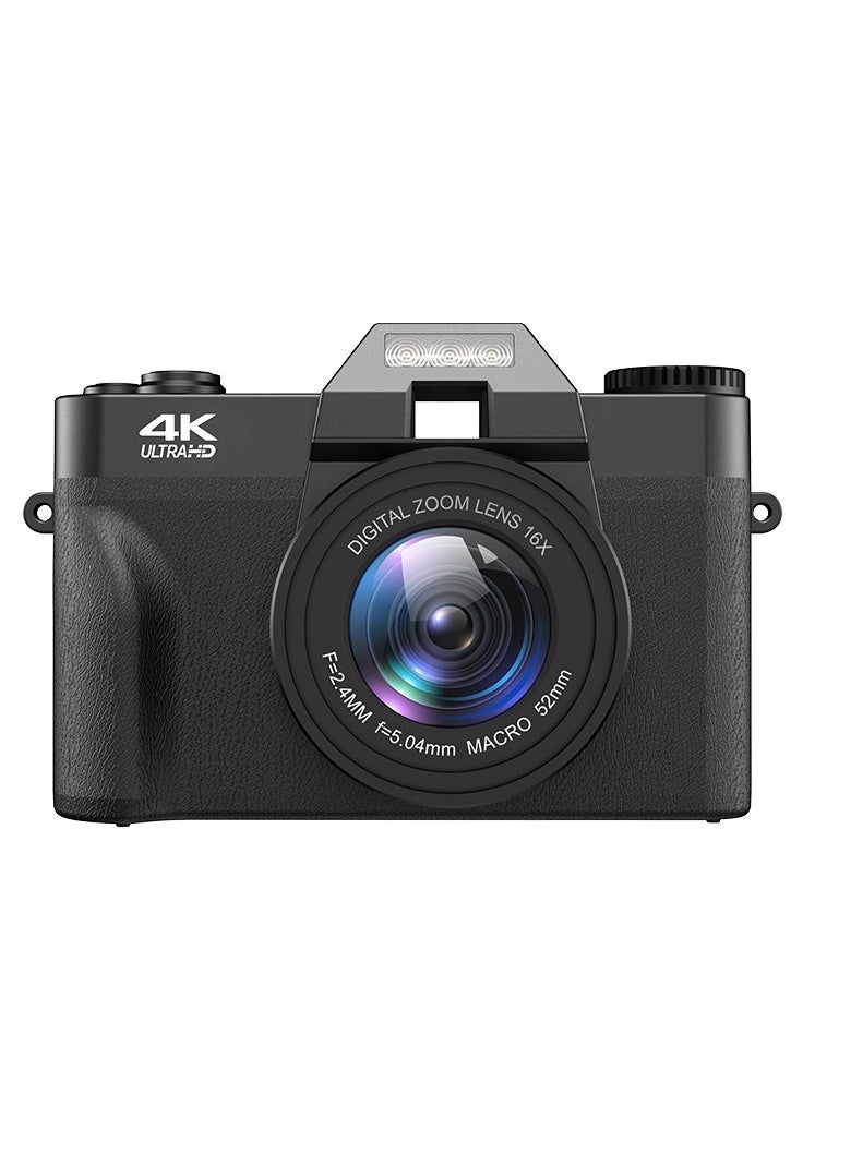Generic - Compact 4K Digital Camera Video Camcorder 48MP 3Inch IPS Screen Auto Focus 16X Zoom with 32G Memory Card - Image 1