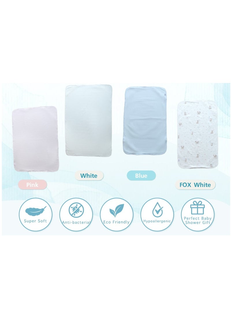 بومة الثلج وسادة واقية من الخيزران مقاومة للماء من Snow Owl (مقاسات S/M/L) - بيضاء، مقاس كبير - Image 2