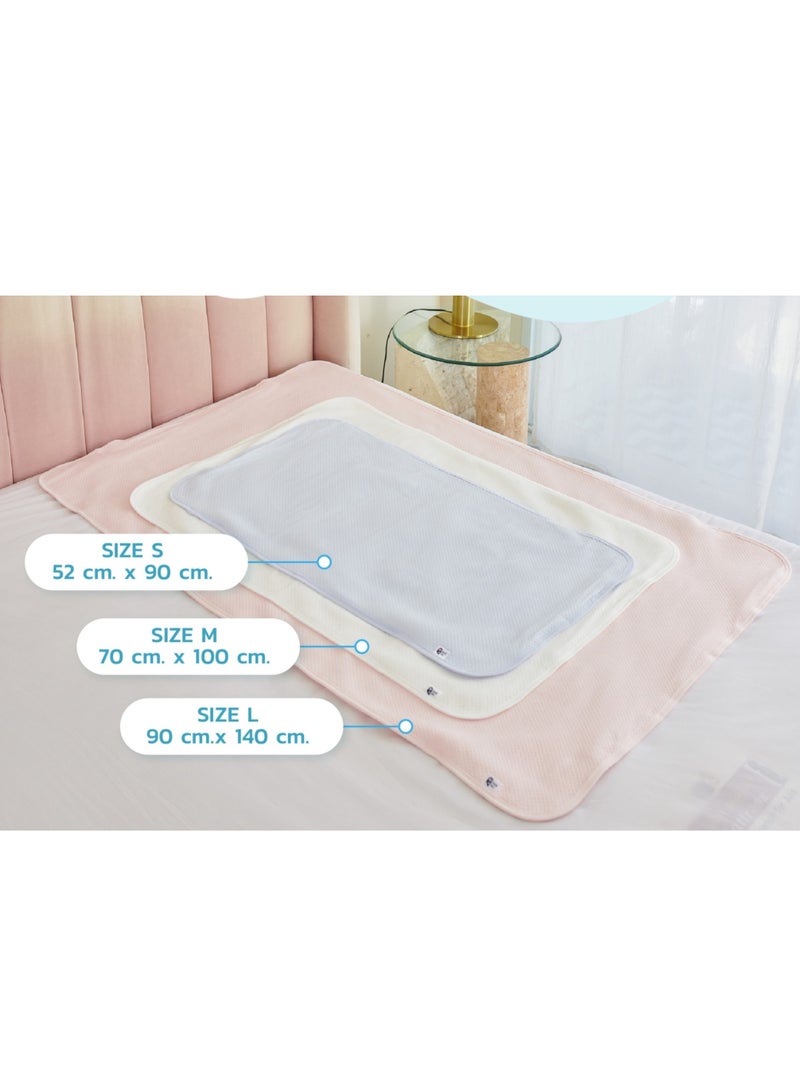 بومة الثلج وسادة واقية من الخيزران مقاومة للماء من Snow Owl (مقاسات S/M/L) - بيضاء، مقاس كبير - Image 3