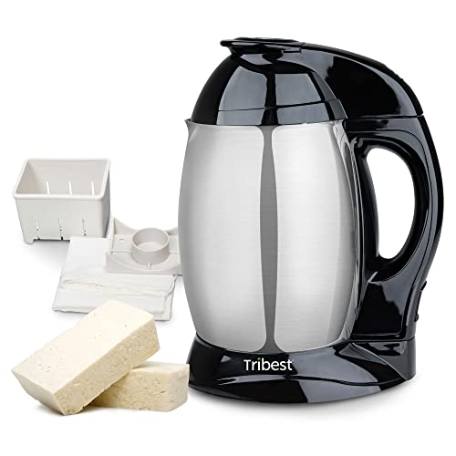 Tribest SB-132 Soyabella, Automatic Soy Milk Maker Machine with Tofu Kit Large, Silver, Large, Black/Stainless Steel - Image 1