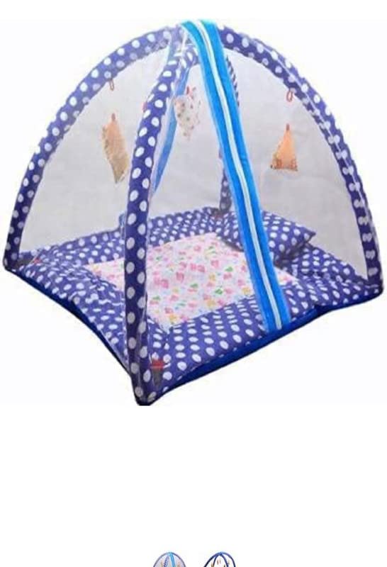 ELSTONE HOME ELSTONE HOME Bedding Set with Foldable Mattress Mosquito Net and Pillow Net Bed AC Blanket Wrapper Baby Hooded Blanket Baby Bath Towel Pack of 1 