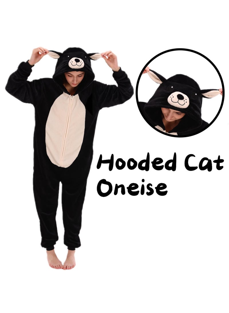 Snug Fit Unisex Adult Onesie Pajamas,  Cosplay Animal One Piece Halloween Costume Sleepwear Homewear  - Image 2