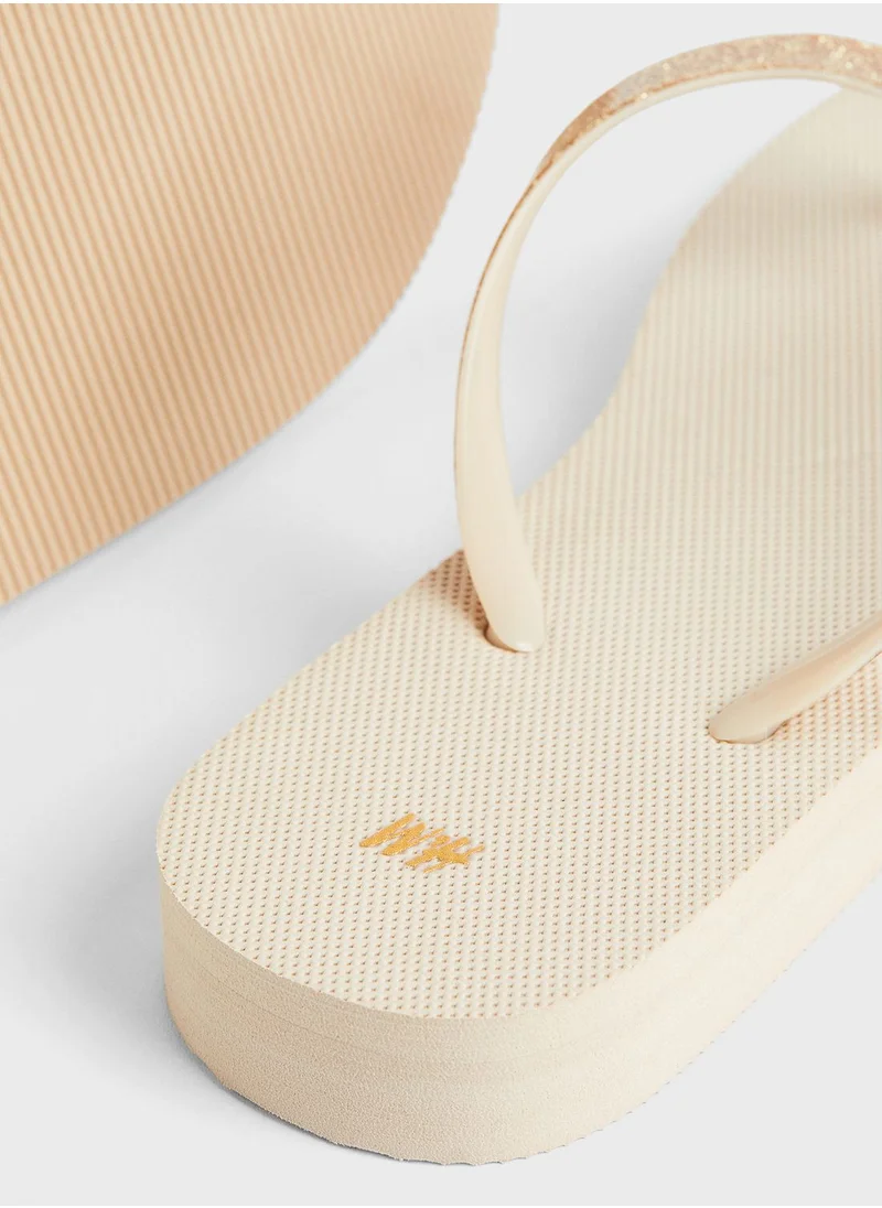 H&M T Bar Flip Flops