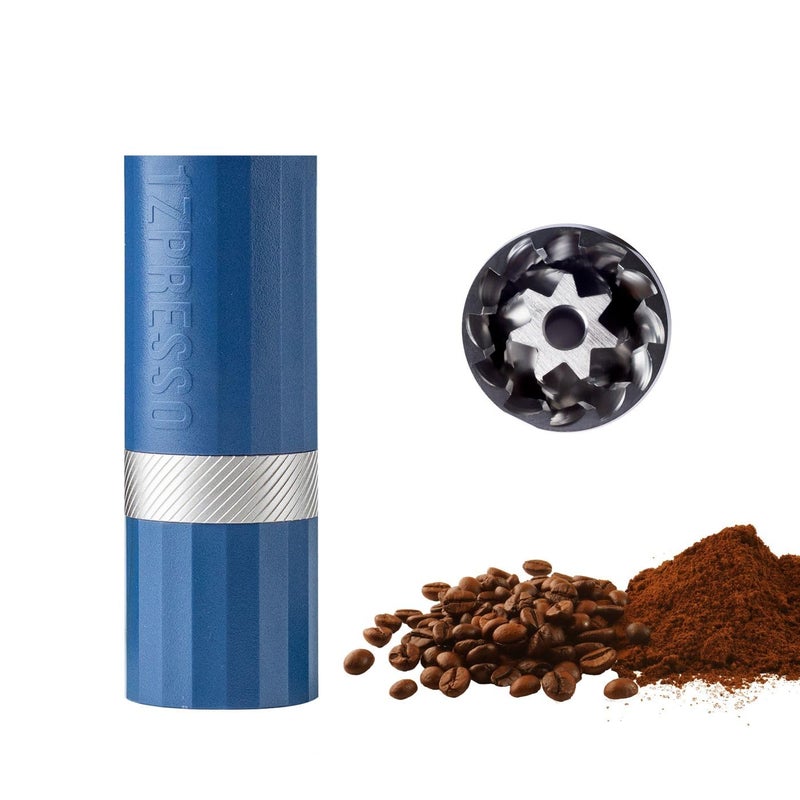 1Zpresso Q Air Manual Coffee Grinder-Black  Mini Slim Travel Sized Fits In The Plunger  Stainless Steel Conical Burr  Numerical Adjustable Setting For Pour Over French Press Cold Brew. - Image 1
