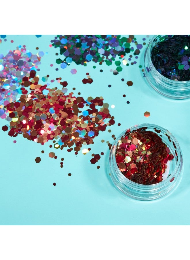 Moon Glitter Mystic Chunky Glitter By Moon Glitter 100% Cosmetic Glitter For Face Body Nails Hair And Lips 0.10Oz Set Of 5 - Image 4