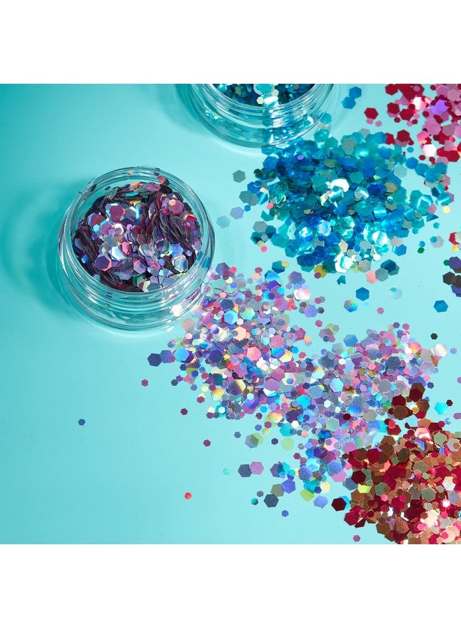 Moon Glitter Mystic Chunky Glitter By Moon Glitter 100% Cosmetic Glitter For Face Body Nails Hair And Lips 0.10Oz Set Of 5 - Image 5