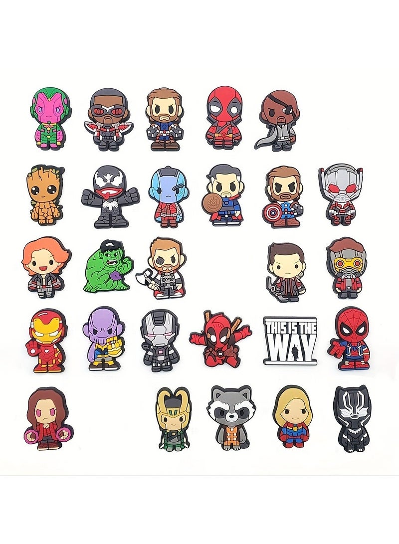 30Pcs Marvel The Avengers Superhero Shoe Buckles - Image 3