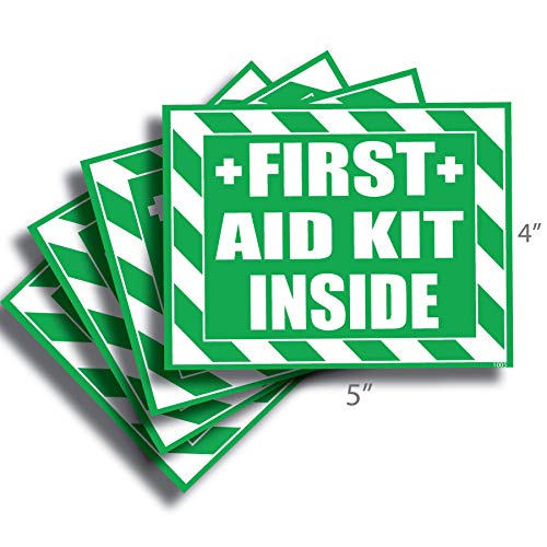 Wrapco First Aid Kit Inside Sticker, Decal, Self Adhesive Vinyl Sign For Trucks or Equipment - Image 5