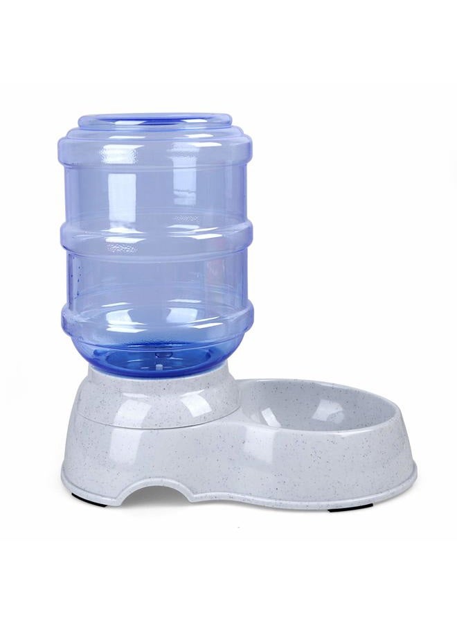 TENINYU Pet Water Dispenser Station - 1 Gal Replenish Pet Waterer for Dog Cat Animal Automatic Gravity Water Drinking Fountain Bottle Bowl Dish Stand - Image 2
