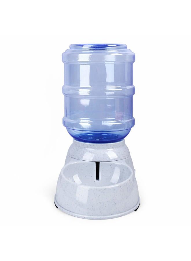 TENINYU Pet Water Dispenser Station - 1 Gal Replenish Pet Waterer for Dog Cat Animal Automatic Gravity Water Drinking Fountain Bottle Bowl Dish Stand - Image 3
