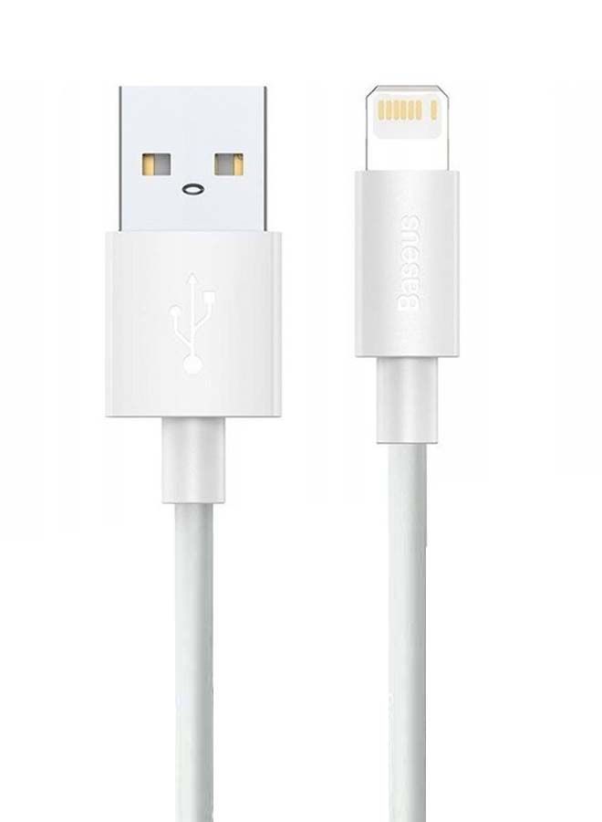 نيبمينينت مجموعة كابلات من لايتنينج إلى USB A بطول 1.5 متر قطعتين متوافقة مع هاتف آيفون 14/13/12/11/10/X/XS/8/7/6 وأجهزة الآي باد، وأكثر - أبيض - Image 1