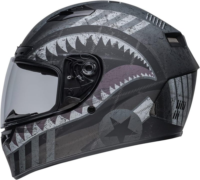 Bell Qualifier DLX Street Helmet - Devil May Care Matte Black/Gray - Image 4