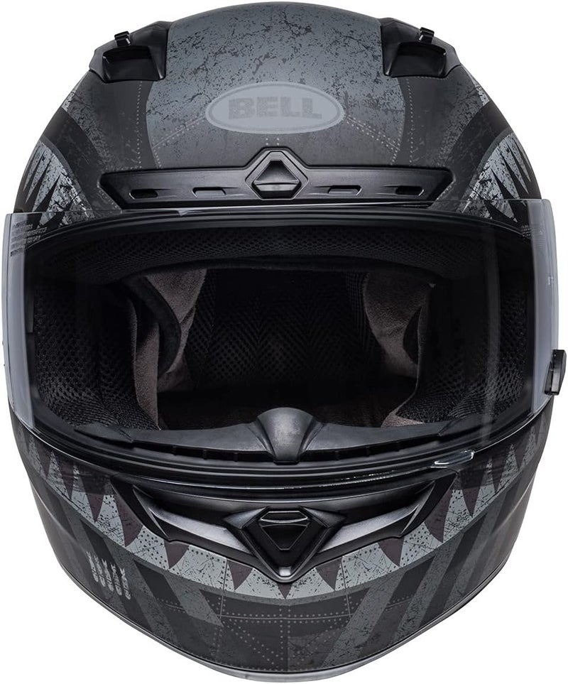 Bell Qualifier DLX Street Helmet - Devil May Care Matte Black/Gray - Image 2