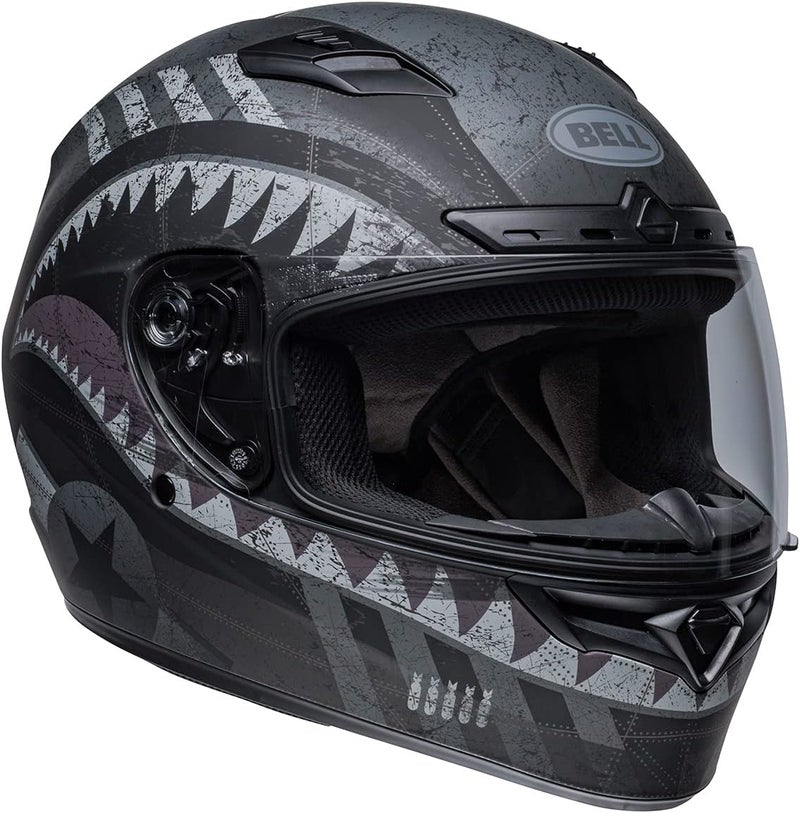 Bell Qualifier DLX Street Helmet - Devil May Care Matte Black/Gray - Image 1