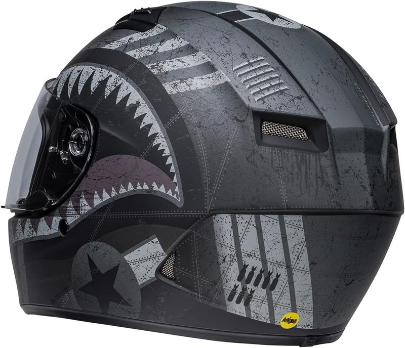 Bell Qualifier DLX Street Helmet - Devil May Care Matte Black/Gray - Image 5