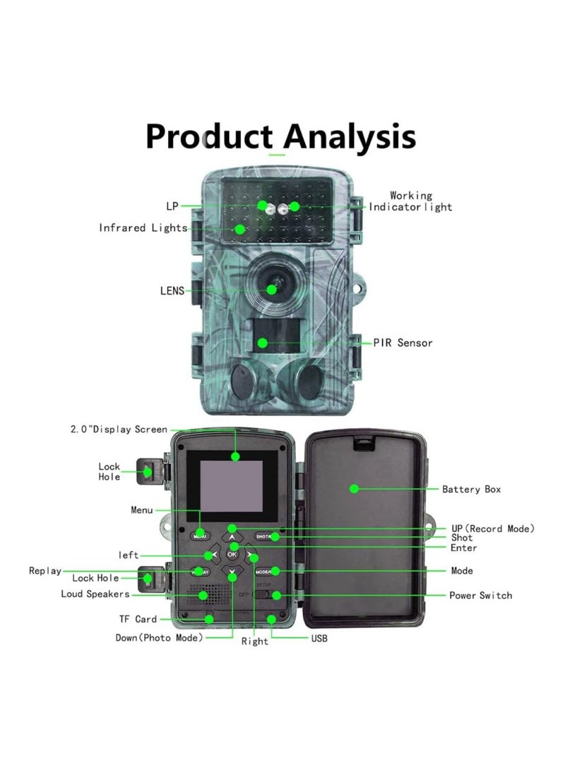 General 2.7K 60MP WiFi tracking camera Night Vision waterproof camera with 2-inch screen for outdoor use  - Image 4